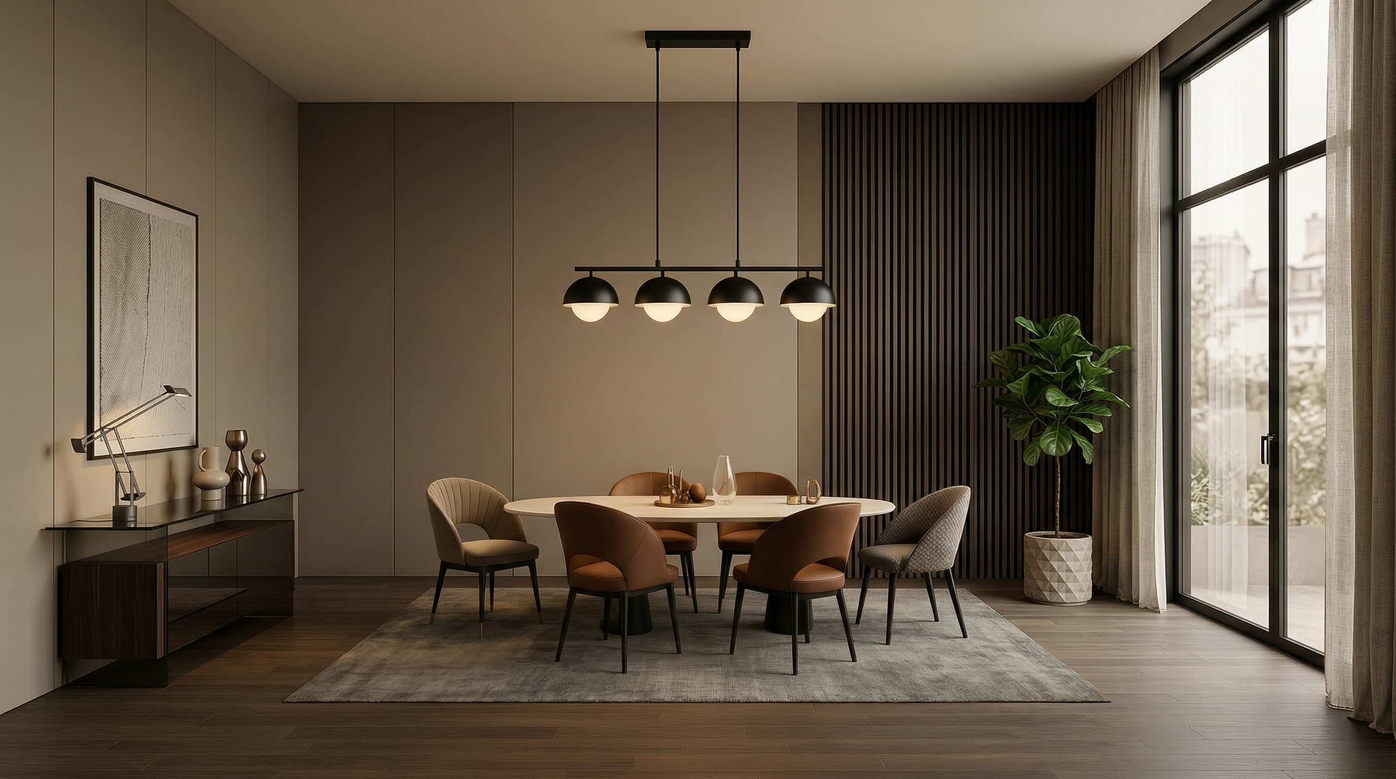 Luxury interior by Enframe Construction